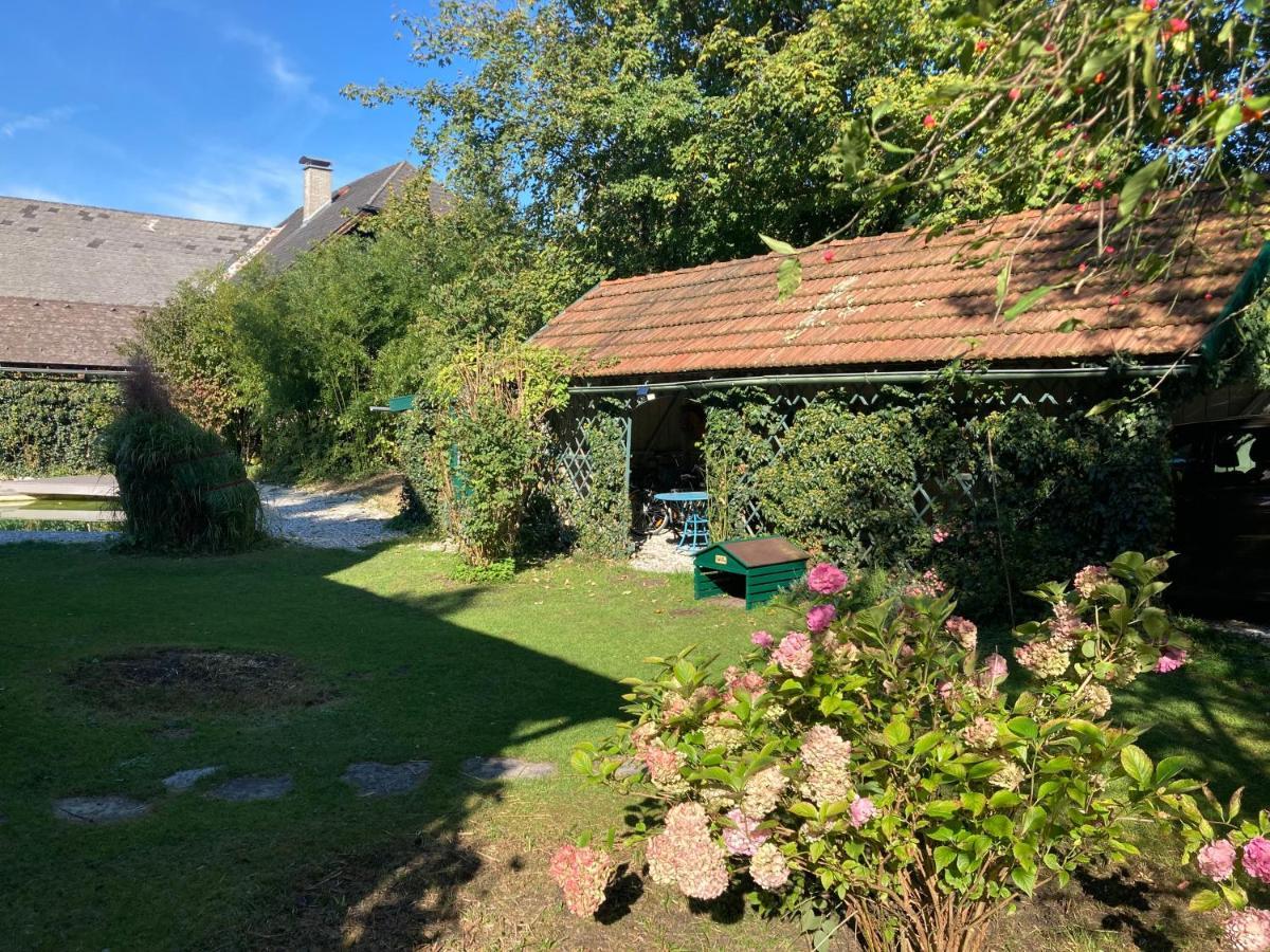Haus Mit Sauna Und Privatem Badeteich In Anif Bei Salzburg Ngoại thất bức ảnh